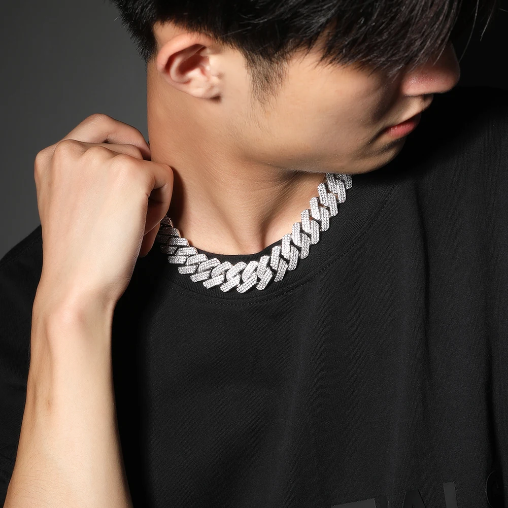 Colar Iced Chain Silver Lorian
