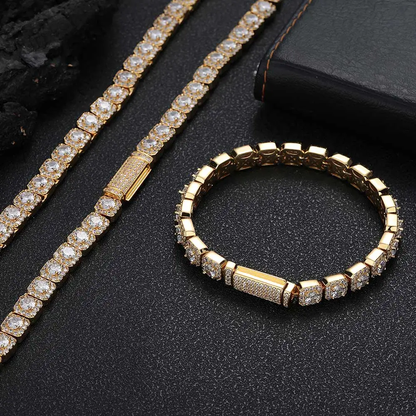 Pulseira Iced Society 18K Gold
