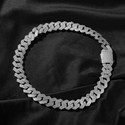 Colar Iced Chain Silver Lorian