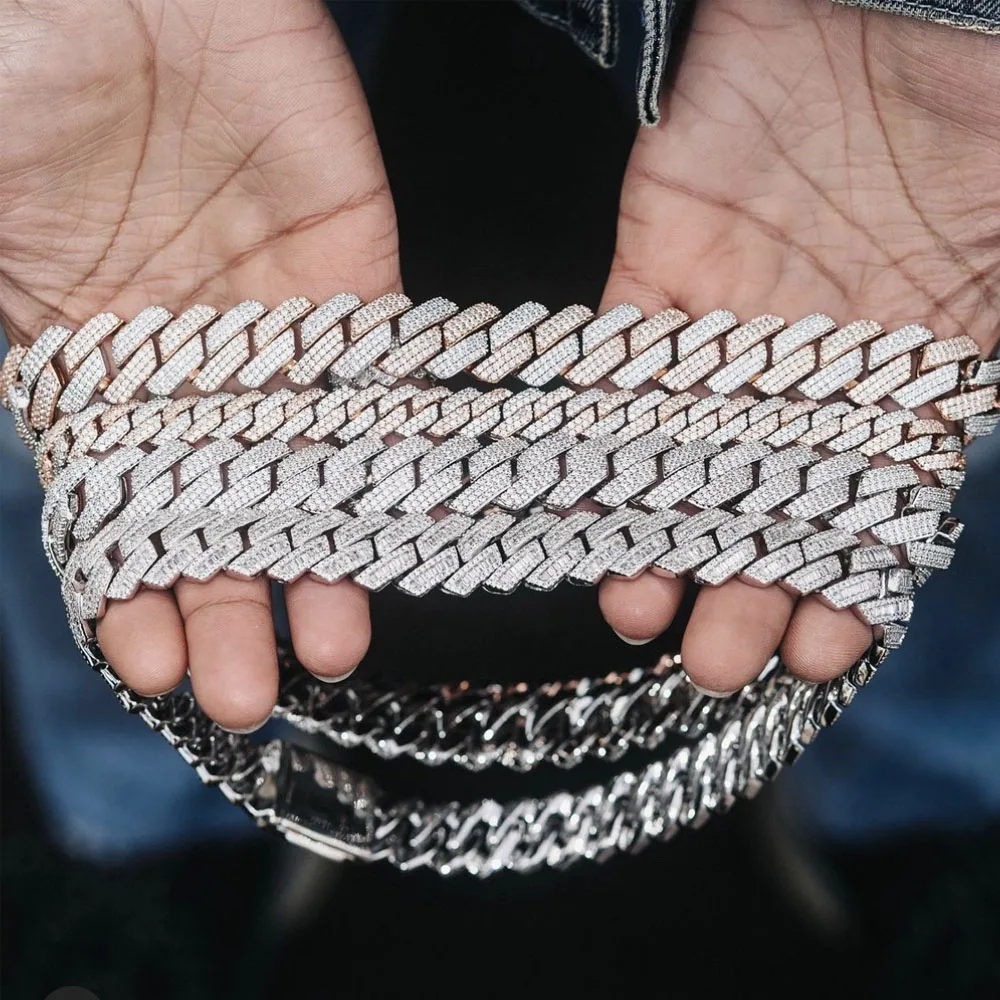 Colar Iced Chain Silver Lorian