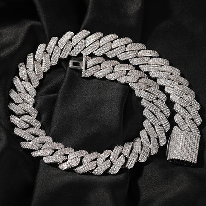 Colar Iced Chain Silver Lorian