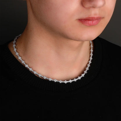 Colar Iced Grillz 7mm