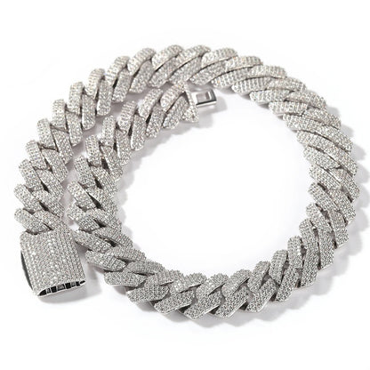 Colar Iced Chain Silver Lorian